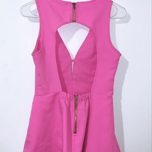 Vibrant Pink Flirty Romper